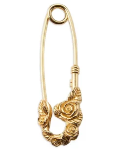 Brosche mit Sicherheitsnadel - Gold