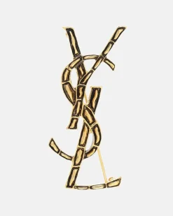 Brosche Opyum YSL opyum Gold