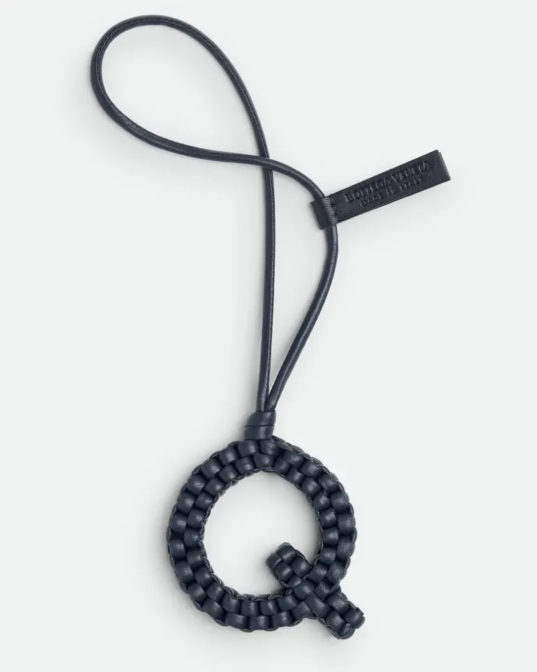 Buchstabe Q-Charm-Blau - Herren