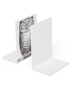 Buchstützen mit Eulenmotiv - Schwarz