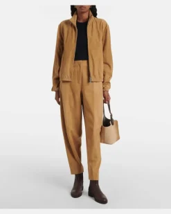 Bucket Bag Bobbin aus Kalbshaar Beige