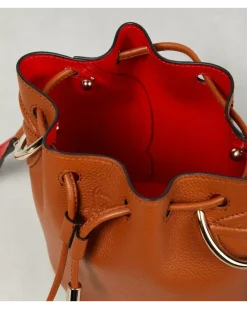 Bucket Bag By My Side aus Leder Braun