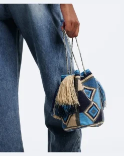 Bucket-Bag La Mochia Wayuu Multicolor