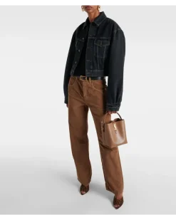 Bucket Bag Le 37 Small aus Leder Braun