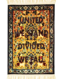 Burnt United Teppich - Gelb