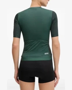 Cadence logo-print zip-up cycling jersey - Grün