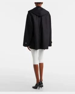 Capri-Leggings aus Strick Weiß