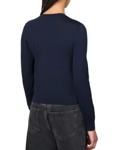 Cardigan aus Wolle Navy