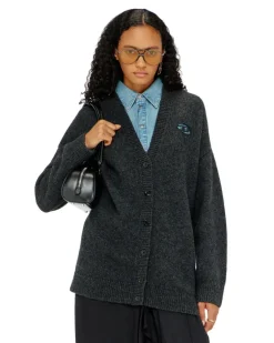 Cardigan aus Woll- und Alpakamischung - Strickwaren - Damen - Bunt