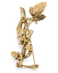 Cassandre floral-motif brooch - Gold