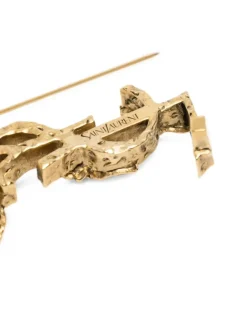 Cassandre floral-motif brooch - Gold