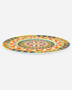 Charger Plate In Fine Porcelain - Platzteller Mehrfarbig