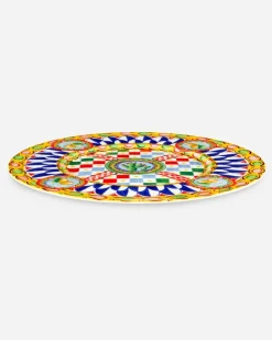 Charger Plate In Fine Porcelain - Platzteller Mehrfarbig