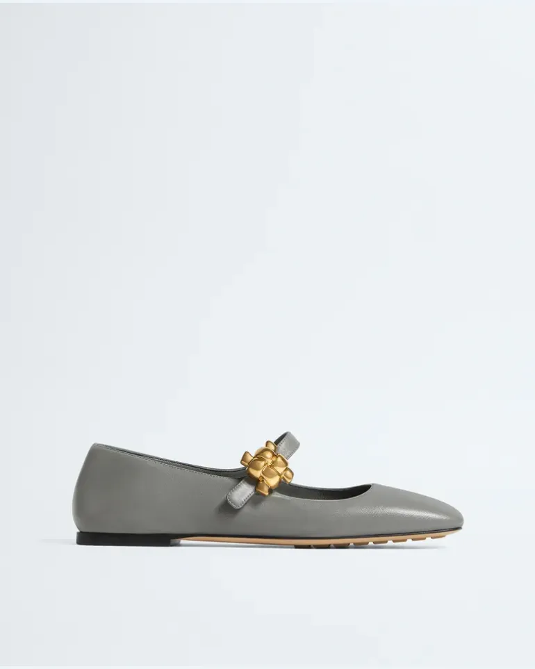 Charlotte Mary-Jane Ballerinas-Grau - Damen