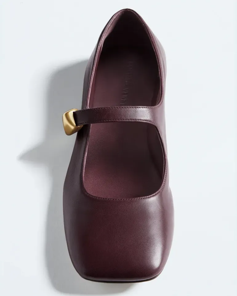 Charlotte Mary-Jane Ballerinas-Bordeaux - Damen