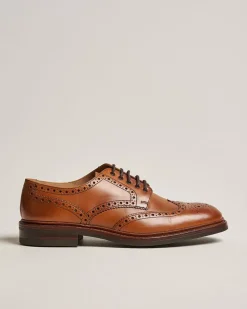 Chester Brogue Tan Burnished Calf Braun