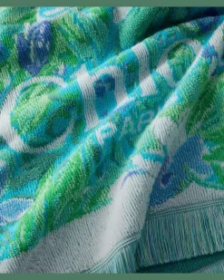 Chloé Handtuch aus Baumwollfrottee Multicolor