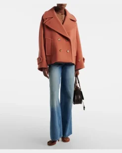 Chloé Henkeltasche Marcie Small aus Leder marcie Braun