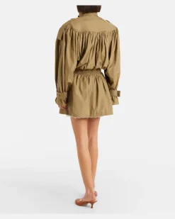 Chloé Trenchcoat aus Baumwollpopeline Braun