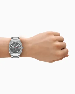 Chronograph aus Edelstahl Mehrfarbig