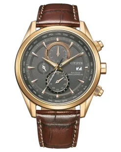 Chronograph Funkuhr Gold
