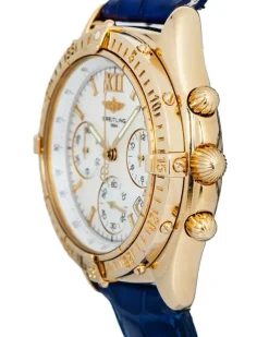 Chronograph mit Perlmutt 40mm - Weiß
