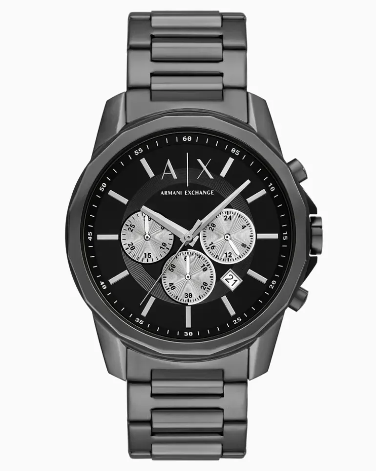 Chronograph Stainless Steel Watch Mehrfarbig
