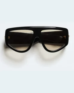 Classic Shield-Sonnenbrille-Schwarz - Unisex