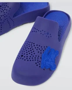 Clogs aus Gummi Blau