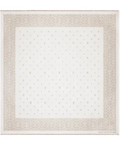 Cloudy Monogram Tuch Beige