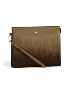 Clutch aus Corteccia-Sfumato-Leder - Sandfarben - Leder - MB220270 - Clutches