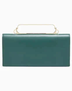 Clutch aus Leder GrüN