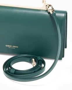Clutch aus Leder GrüN