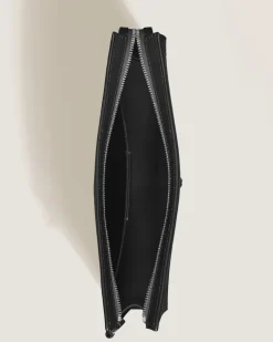 Clutch aus Sartorial Leder - Schwarz - Leder - MB198860 - Etuis