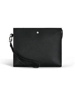 Clutch aus Sartorial Leder - Schwarz - Leder - MB198860 - Etuis