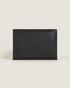 Clutch-Dokumentenmappe Montblanc Envelope - Schwarz - Leder - MB220215 - Dokumententaschen