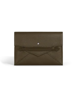 Clutch-Dokumentenmappe Montblanc Envelope - Schwarz - Leder - MB220215 - Dokumententaschen