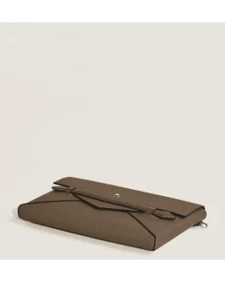 Clutch Montblanc Envelope - Haselnussbraun - Leder - MB220211 - Clutches