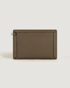 Clutch Montblanc Envelope - Haselnussbraun - Leder - MB220211 - Clutches
