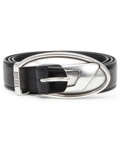 3 cm breiter Gürtel aus Bonded-Leder - Gürtel - Unisex - Schwarz