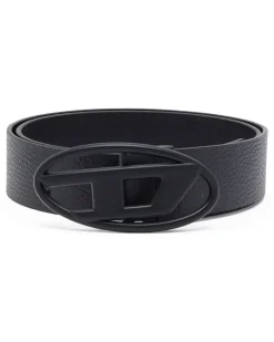 3.9cm Gürtel aus Leder zum Wenden - Gürtel - Herren - Schwarz