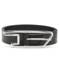 3 cm Gürtel aus pull-up Leder - Gürtel - Damen - Schwarz