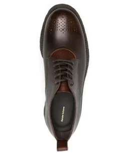 Commando Blucher Derby-Schuhe - Braun
