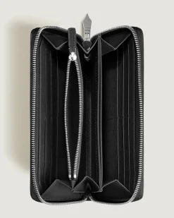 Continental-Brieftasche 12 cc mit Reißverschluss aus Sartorial Leder - Schwarz - Leder - MB220363 - Brieftaschen