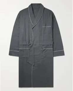 Cotton Robe Blue
