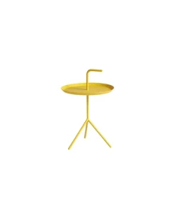 Couchtisch Don't Leave Me - Gelb - lackierter Stahl - Designer Thomas Bentzen