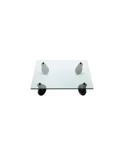 Couchtisch Gae Aulenti - Transparent - lackiertes Metall - Designer Gae Aulenti