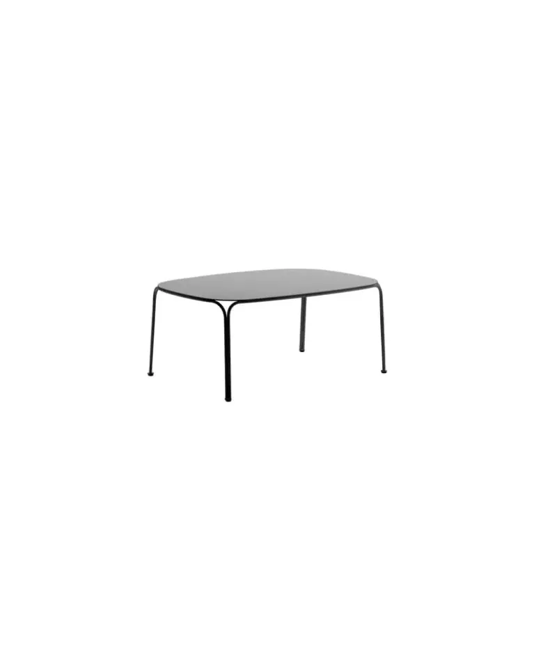 Couchtisch HiRay - Schwarz - bemalter galvanisierter Stahl - Designer Ludovica & Roberto Palomba
