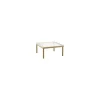 Couchtisch Kofi - Holz natur - Geriffeltes Hartglas - Designer Martin Solem