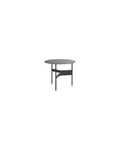 Couchtisch Shim - Schwarz - thermolackierter Stahl - Designer Jonas Trampedach